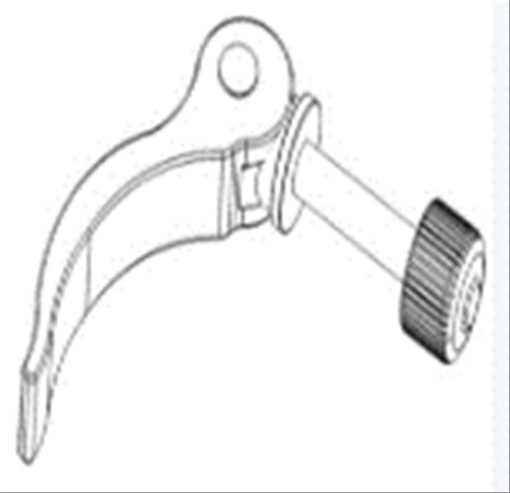 6mm QR ASSY QR release for folding handlebar & seat mount & the single clamp of old models model: SPIDER II