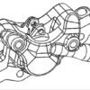 CALIPER REAR Brake with cable model: THUNDER