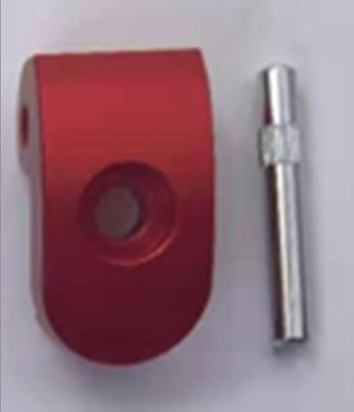 CNC thickened aluminum alloy folding hook red: M365/Pro/Essential/1S/Pro2