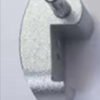 CNC thickened aluminum alloy folding hook silver: M365/Pro/Essential/1S/Pro2