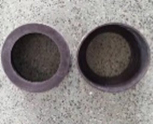 Damping rubber lining:  M2