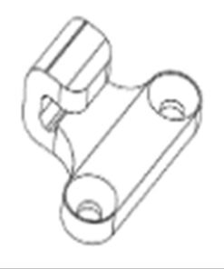 FOLDING BRACKET model: VICTOR LUXURY