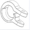FOLDING HANDLE CLAMP_L model: ACHILLEUS
