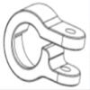 FOLDING HANDLE CLAMP_R model: ACHILLEUS