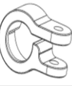 FOLDING HANDLE CLAMP_R model: ACHILLEUS