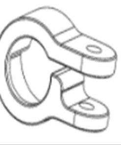 FOLDING HANDLE CLAMP_R model: STORM