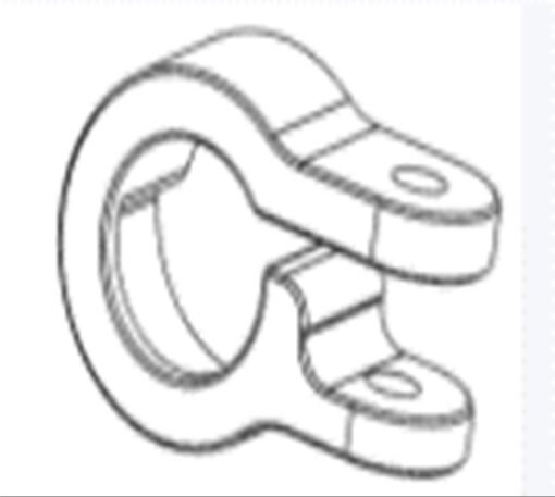 FOLDING HANDLE CLAMP_R model: VICTOR LUXURY