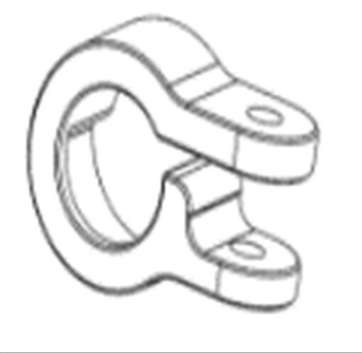FOLDING HANDLE CLAMP_R model: VICTOR LUXURY