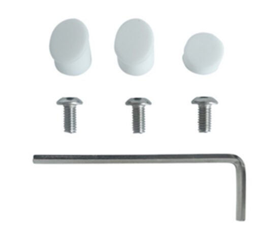Fender screw rubber plugs(3PCS)  white +3PCS screws+1PCS  wrench : M365/Pro/Essential/1S/Pro2