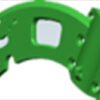 Folding arm right for Light2