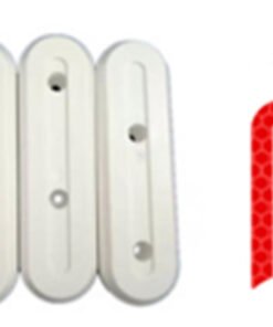 Font & rear wheel screw plastic cover white+red reflective sticker(one set) : M365/Pro