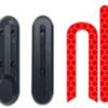 Font wheel screw plastic cover black+red reflective sticker(one set) : Essential/1S/Pro2/Mi 3