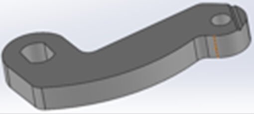Front drum brake swing arm for Light2,Quick4,OX