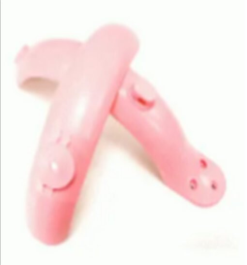 Front fender+rear fender with hook in pink : M365/Pro