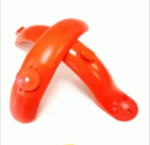 Front fender+rear fender with hook in red : M365/Pro