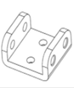 LED MOUNT BRACKET model: X2