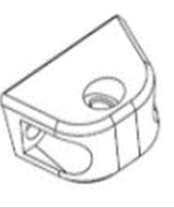 LOWER HINGE BRAKET/DAMPER BRAKET model: X Ⅱ UP