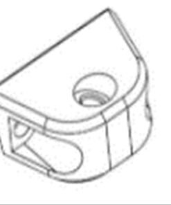 LOWER HINGE BRAKET/DAMPER BRAKET model: X2