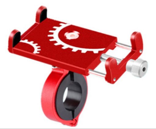 Metal phone holder red