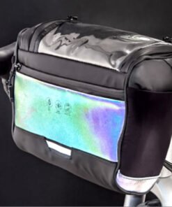 PU reflective front bag, backpack 3.5L