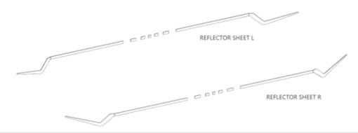 REFLECTOR SHEET R model: STORM UP