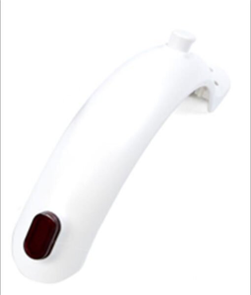Rear fender+hook+rear light white : M365/Pro