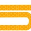 Reflective sticker orange (2PCS) : M365/Pro/Essential/1S/Pro2/Mi 3