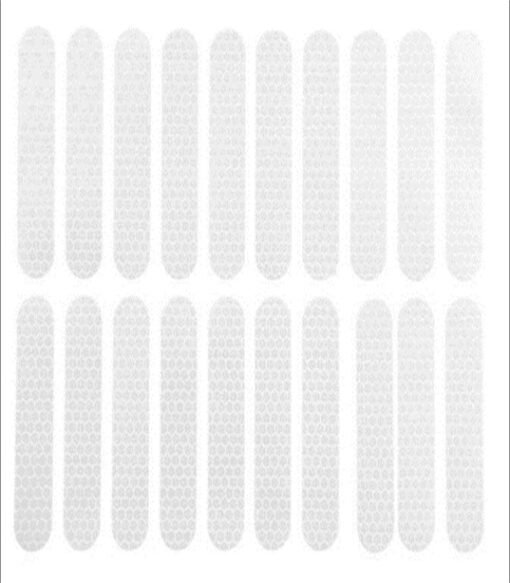 Reflective sticker white