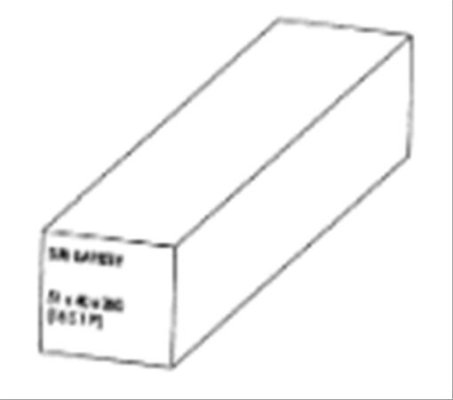 SUB BATTERY（60V3.2AH） model: X