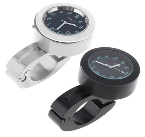 Scooter handlebar mount digital clock for handlebar with diameter 22-25mm
