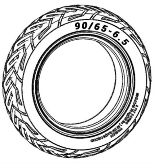 TUBELESS TIRE 11" model: THUNDER