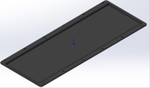The battery cover plate for Quick4