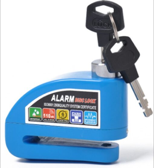 Waterproof alarm disc lock blue : M365/Pro/Essential/1S/Pro2/Mi 3