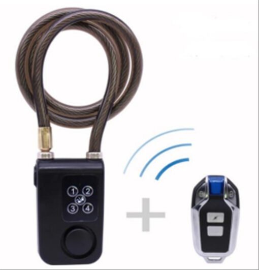 Wireless remote control alarm lock