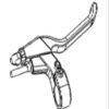 X Right brake lever with cable model: X Ⅱ UP