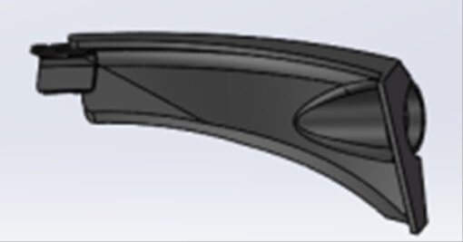rear protective cover right for Quick4